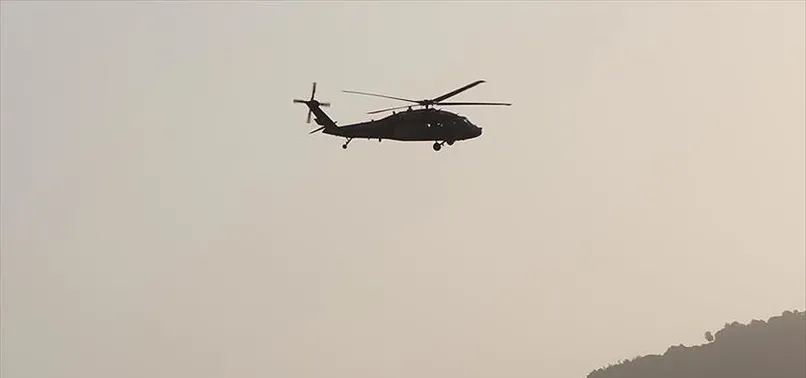 Erbil'de askeri helikopter düştü