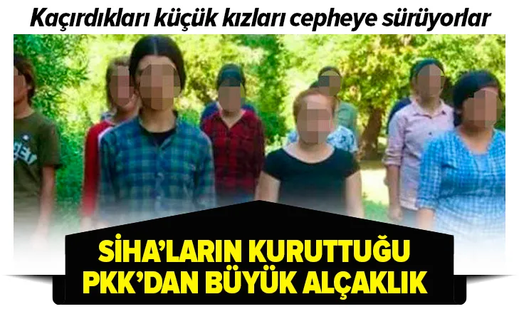 PKK kaçırdıkları küçük kızları cepheye sürecek