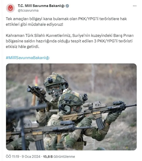 tsk-suriyenin-kuzeyinde-saldiri-hazirligindaki-pkkli-teroristleri-oldurdu-1704791040427.jpg TSK Suriye'nin kuzeyinde saldırı hazırlığındaki PKK'lı teröristleri öldürdü - 1