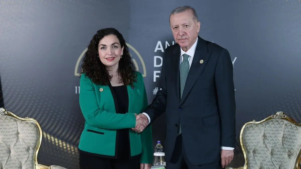 Kosova Cumhurbaşkanı Osmani’den Türkiye ve Başkan Erdoğan’a teşekkür: Güçlü bağımız daim olsun