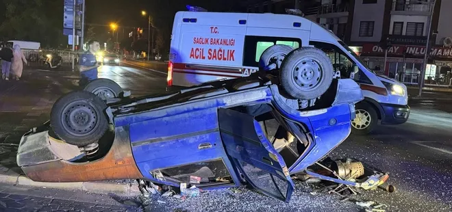 Düzce'de korkunç kaza! 2 yaralı var