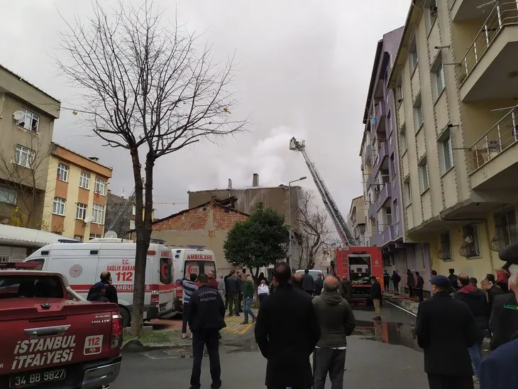 Scary in Istanbul!  A fire broke out in Bagcilar
