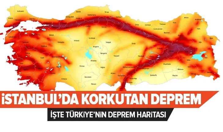 İstanbul'da korkutan deprem! İşte Türkiye deprem haritası
