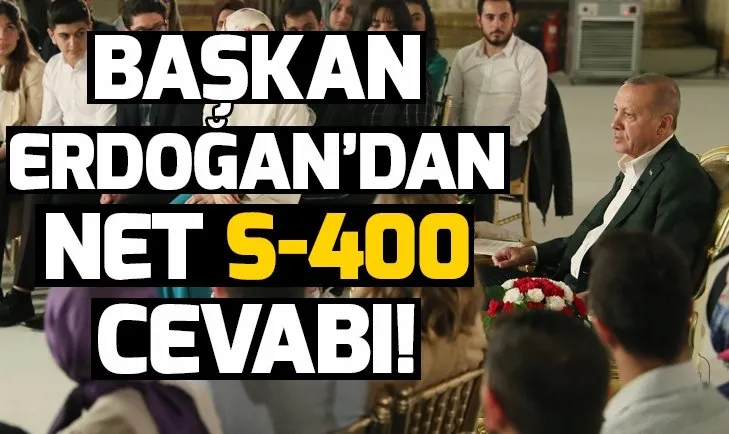 BaÅkan ErdoÄan'dan S-400 aÃ§Ä±klamasÄ±