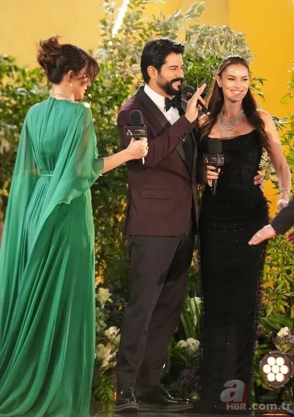 Fahriye Evcen ilgi odağı oldu! Türk yıldızlar Riyad'daki Joy Awards ödül gecesinde... 7