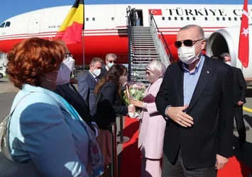 Son dakika: Başkan Erdoğan Brüksel’de