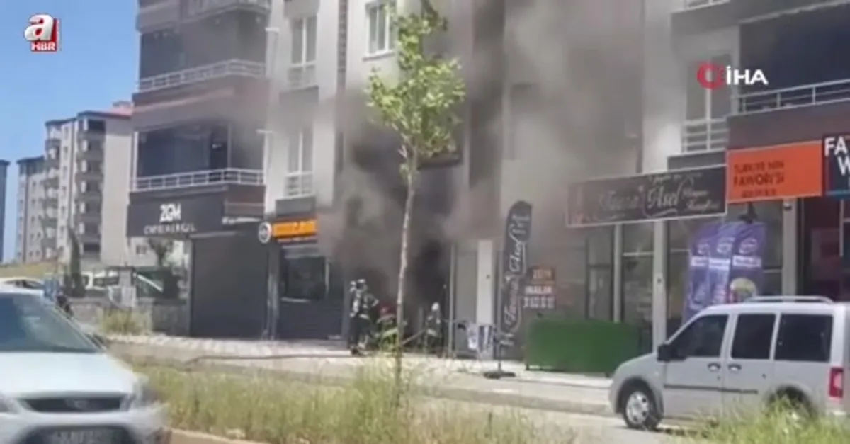 Marangoz dükkanında çıkan yangın korkuttu
