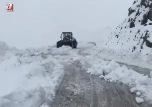 Şırnak'ta karla kaplı yollar açılıyor
