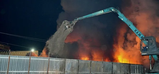 Eskişehir’deki geri dönüşüm fabrikasında yangın