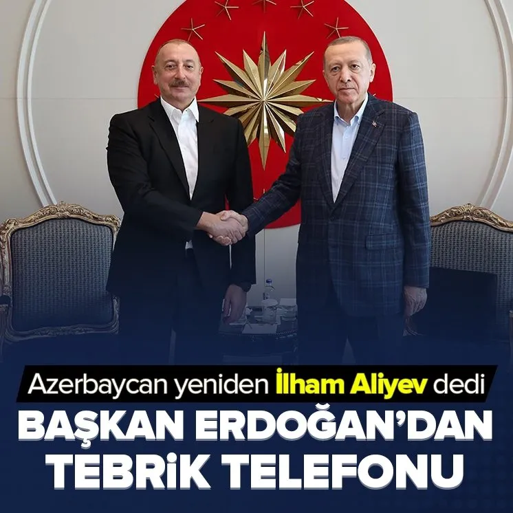 Azerbaycan yeniden İlham Aliyev dedi!
