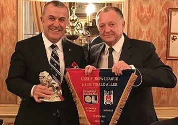 Lyon'dan Beşiktaş'a dostluk yemeği