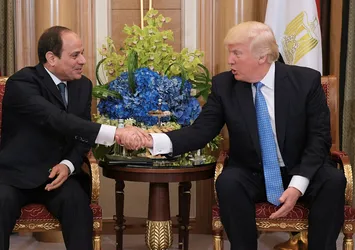 Trump ile Sisi Katar'ı görüştü