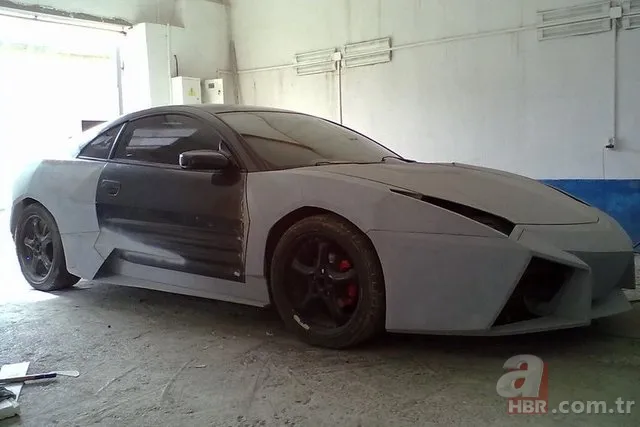 Çinli makinist evinde Lamborghini yaptı! 21