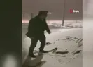 Düzcede kar yağışı etkili oluyor