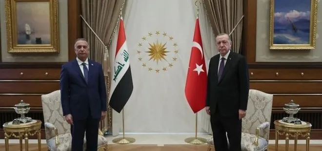 Başkan Erdoğan, Irak Başbakanı Kazımi ile görüştü