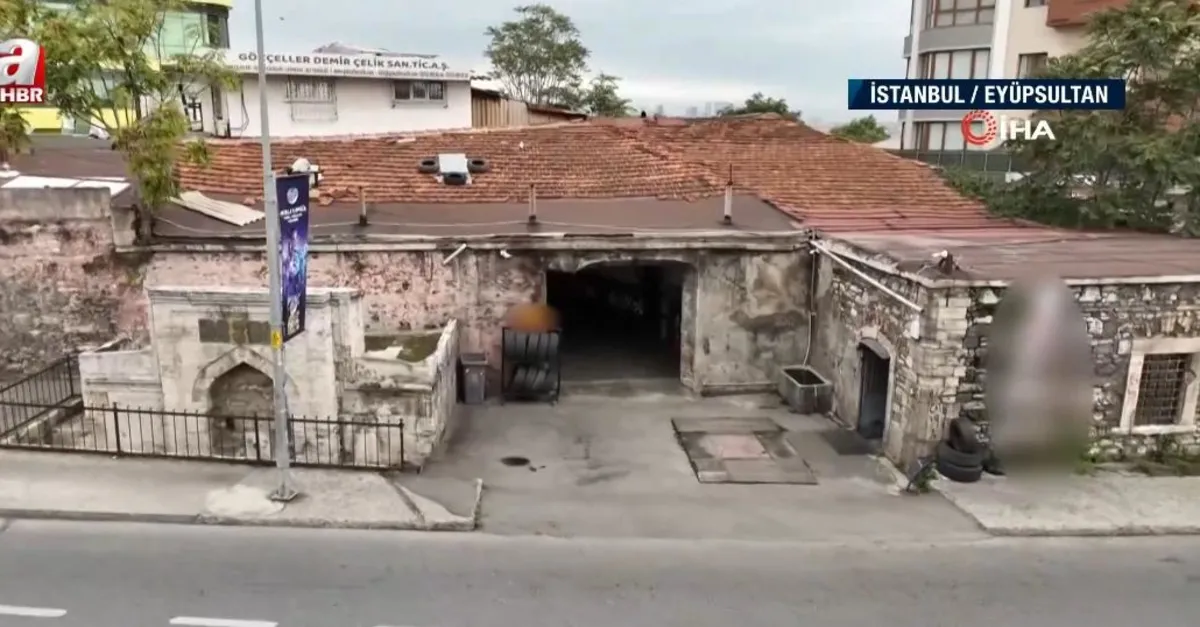 400 yıllık bina oto lastikçi oldu