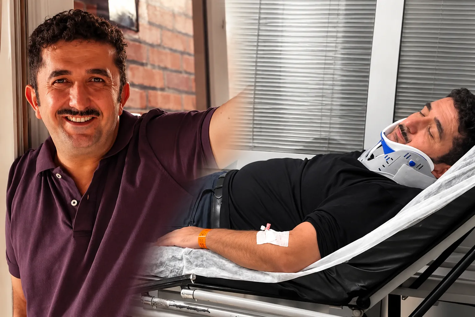Uğur Akay, eşiyle birlikte trafik kazası geçirdiğini açıkladı