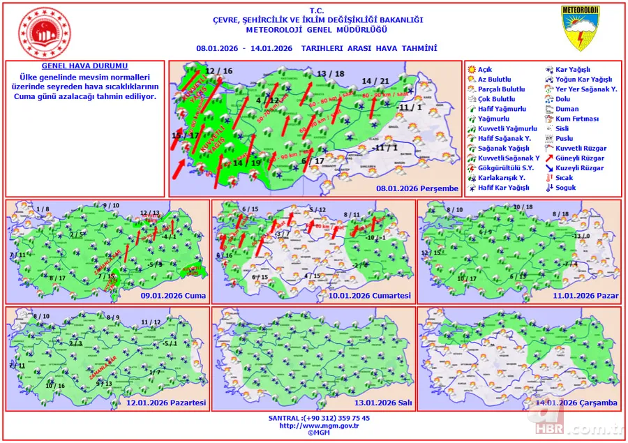 Meteoroloji uyardı: 63 il için sarı alarm! Fırtına, don, lodos... Cuma pik yapacak 22