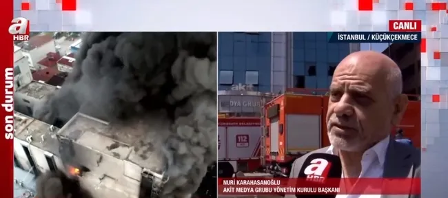 Akit Medya Grubu binasında yangın! Neler yaşandı? İBB’nin ihmali mi var? İşte detaylar