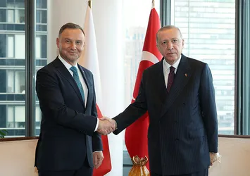 Son dakika | Başkan Erdoğan Polonya Cumhurbaşkanı Duda ile görüştü
