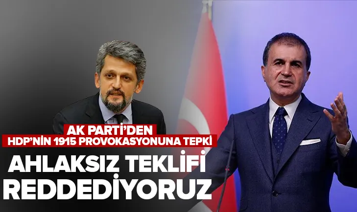 HDPnin 1915 provokasyonuna tepki