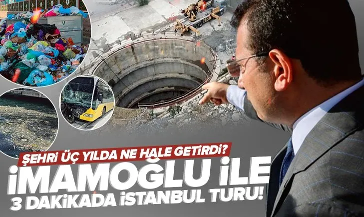 Ekrem İmamoğlu’yla 3 dakikada İstanbul turu! Algı operasyonları çöktü