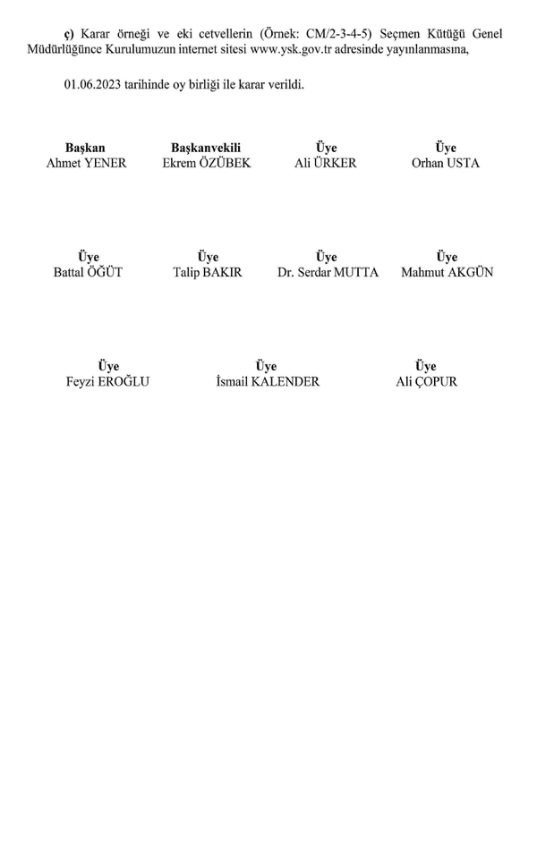 Cumhurbaşkanlığı seçiminin kesin sonuçları Resmi Gazete’de yayımlandı! Başkan Erdoğan’ın mazbatası TBMM’de