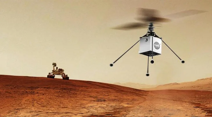 NASA Mars helikopteri yeni sınavı geçti! Kan donduran görüntüler...