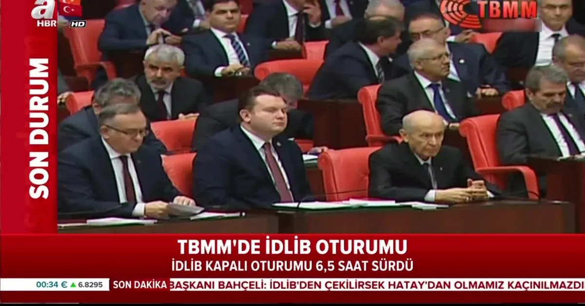 TBMM’deki İdlib oturumu 6 saat sürdü