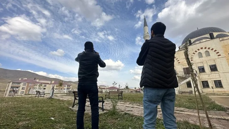 Gökyüzünü gören telefona sarıldı! O ilimizde nadir görülen olay