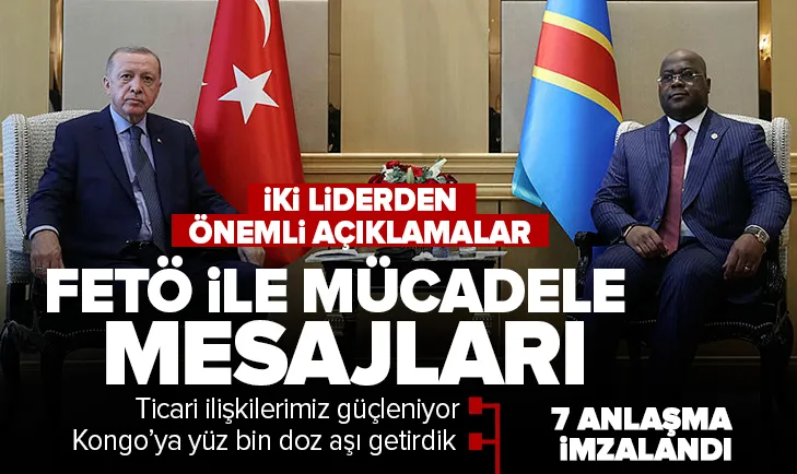 Başkan Erdoğan Kongo’da önemli açıklamalar
