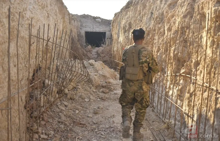 Terör örgütü PYD, Tel Abyad'ı silah deposuna çevirmiş! İşte Barış Pınarı Harekatı'ndan kritik fotoğraflar... 13