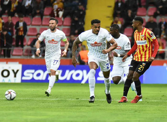 Yukatel Kayserispor: 1 - Çaykur Rizespor: 1 MAÇ SONUCU ÖZET