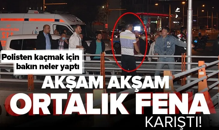 Karakola gitmemek için intihara kalkıştı, polis etkisiz hale getirdi!
