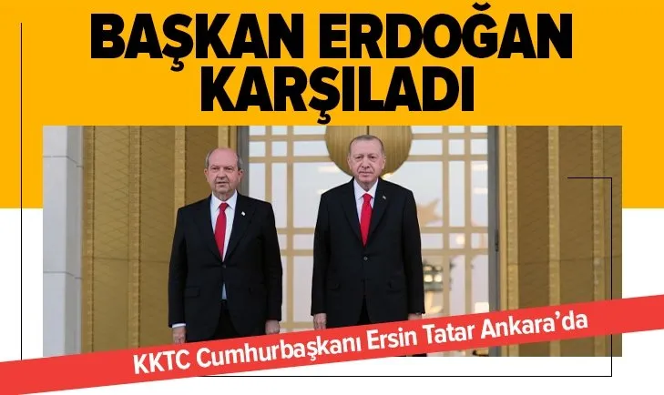 KKTC Cumhurbaşkanı Tatar Ankara'da
