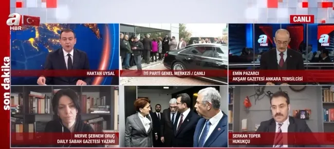 Ankara’da 90’lı yılları hatırlatan anlar! Akşener masadan neden kalktı neden masaya döndü