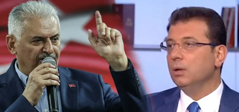 Ekrem İmamoğlu'nun iftirasına Binali Yıldırım'dan tokat gibi cevap!