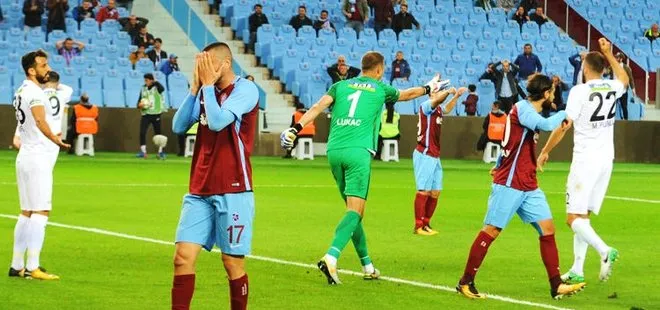 Trabzonspor hezimete uğradı