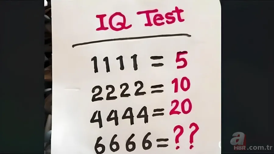 Zeka testi: Bu matematik bulmacasını 968 kişiden 10'u çözebiliyor 5