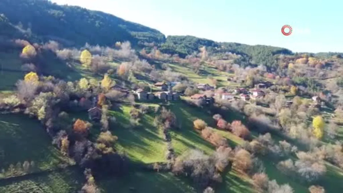 Kastamonu'da sonbaharın renkleri kamerada