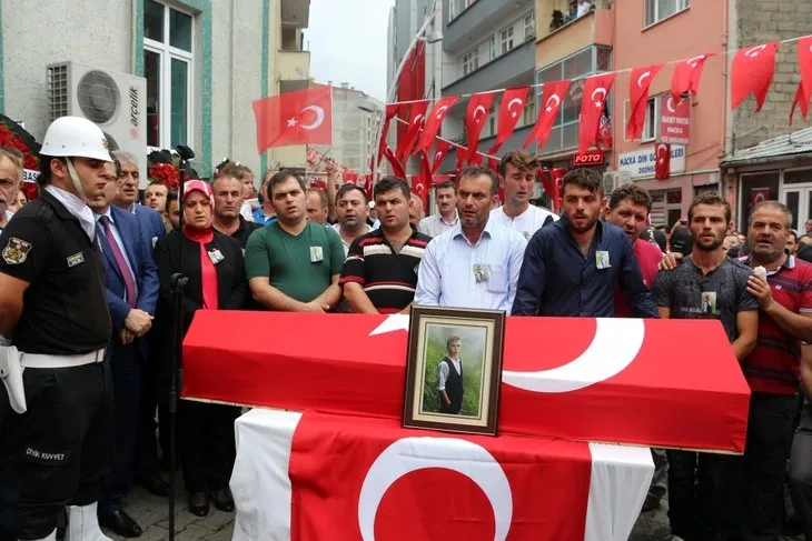 Trabzon Maçka’da şehit olan Eren Bülbül, son yolculuğuna uğurlandı