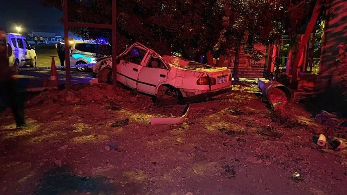 Osmaniye'de feci kaza! Sürücü hayatını kaybetti