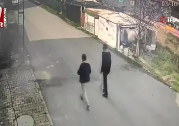 Arnavutköy’de ilginç hırsızlık kamerada!