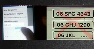 İşte belgesiyle plaka yalanı