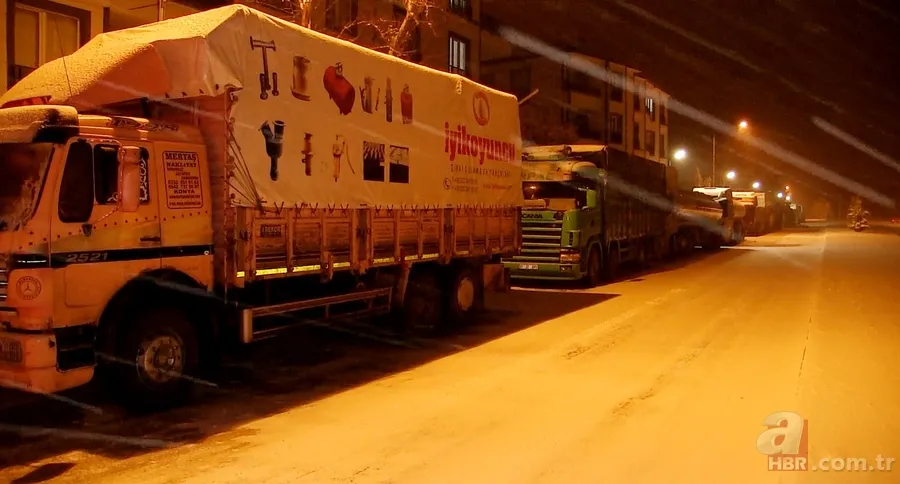 Aksaray-Konya karayolu kar ve tipi nedeniyle ulaşıma kapatıldı 6