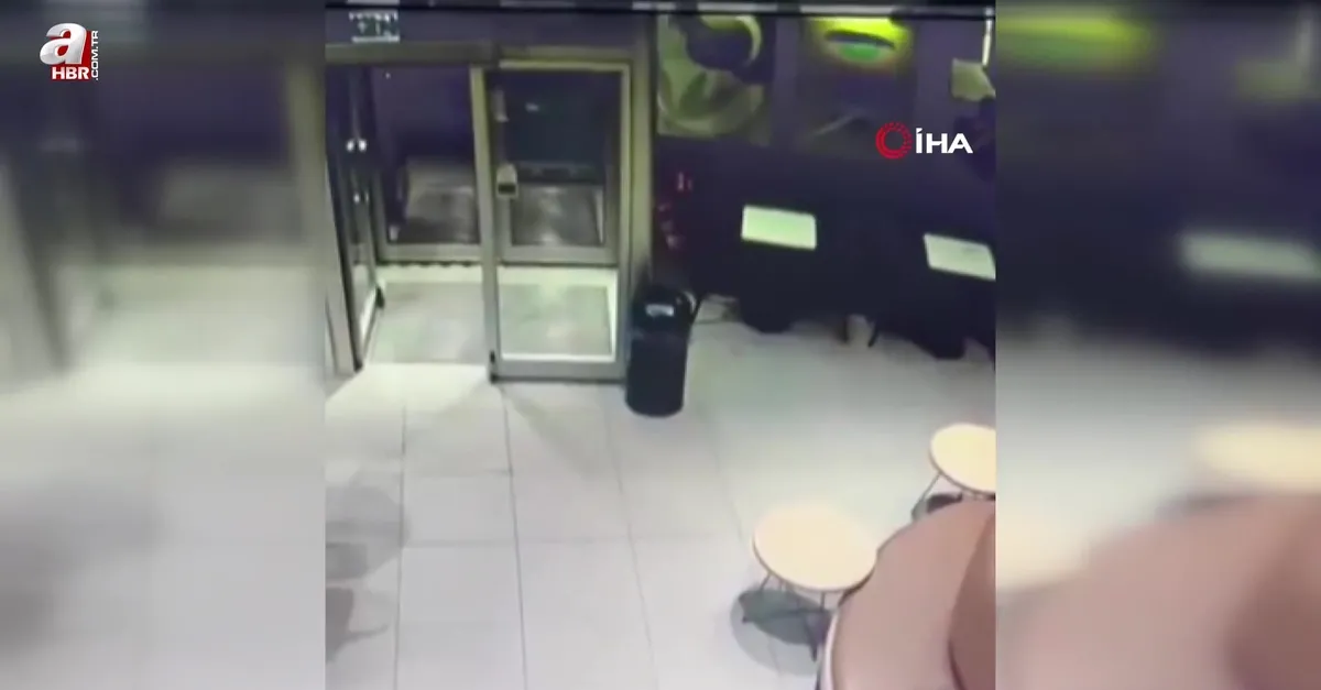 Adana'da AVM hırsızı! Saklandığı havalandırmadan böyle atladı