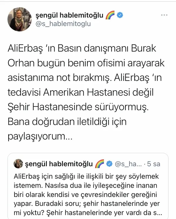Diyanet İşleri Başkanı Ali Erbaş üzerinden algı operasyonu! İşte Kovid-19 tedavisi sürerken yalan paylaşımda bulunan ekip