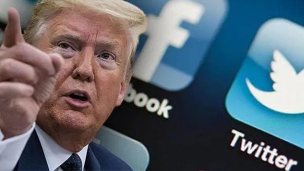 Eski ABD Başkanı Trump'tan Facebook Twitter ve Google’a yönelik sert tepki - 1