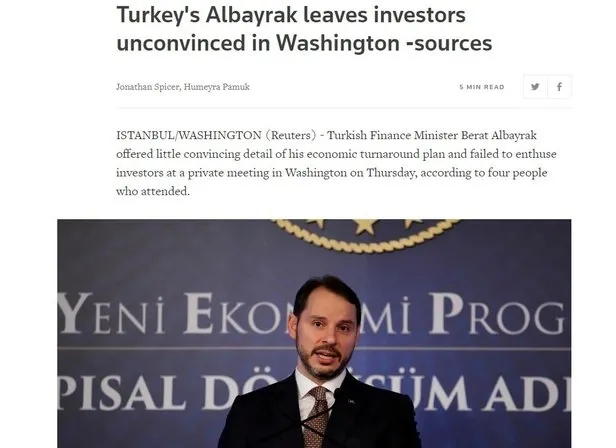 Türkiye ekonomisine yeni saldırı! Bakan Berat Albayrak'ın ABD ziyareti kimleri, neden rahatsız etti? - 1