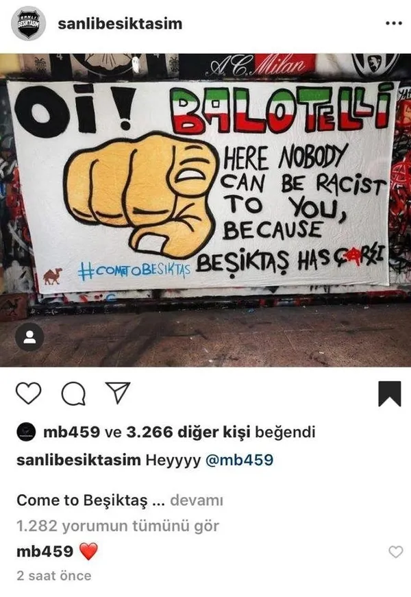 Mario Balotelli Beşiktaş'a ateşi yaktı - 1